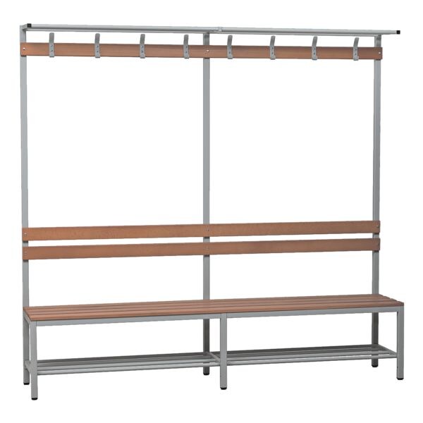 G�rkan Zitbank 2,00 m met garderobe met hakenlijst en hoedenplank