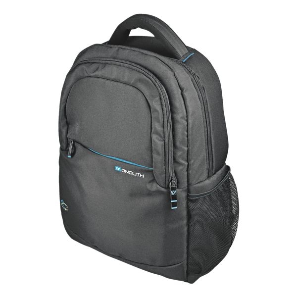Monolith Laptop rugzak van gerecycleerd materiaal Blue Line 15,6