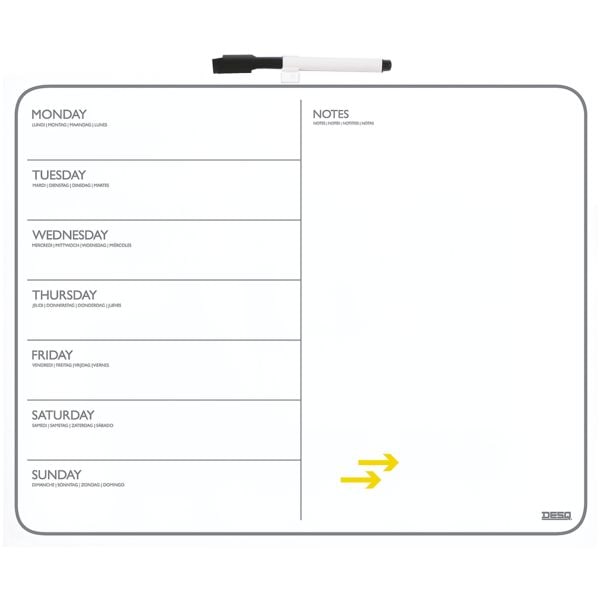 DESQ Magnetische weekplanner �D4218�