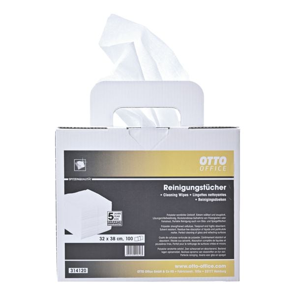 OTTO Office Premium 100 schoonmaakdoekjes 32x38 cm