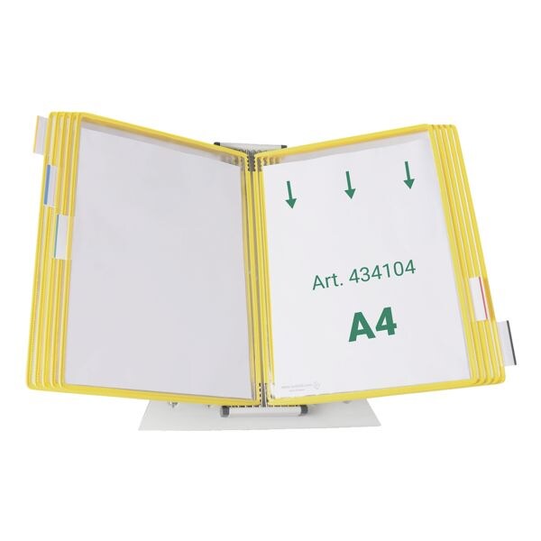 Tarifold Tafelstandaard A4 met 10 zichtpanelen