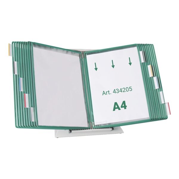 Tarifold Tafelstandaard A4 met 20 zichtpanelen