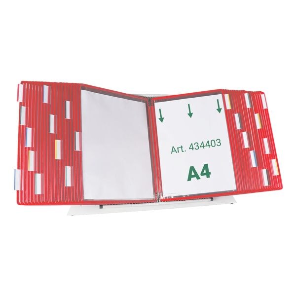 Tarifold Tafelstandaard A4 met 40 zichtpanelen