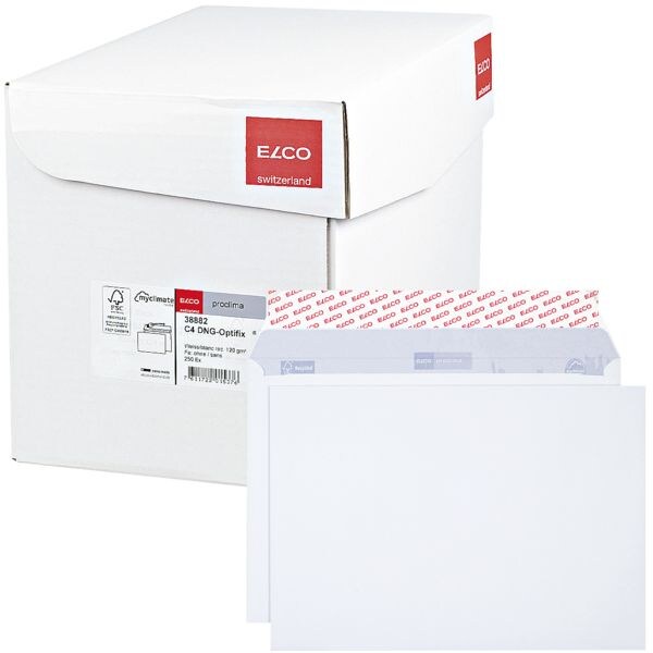 ELCO 250 zak-envelop Proclima C4 120 g/m zonder venster
