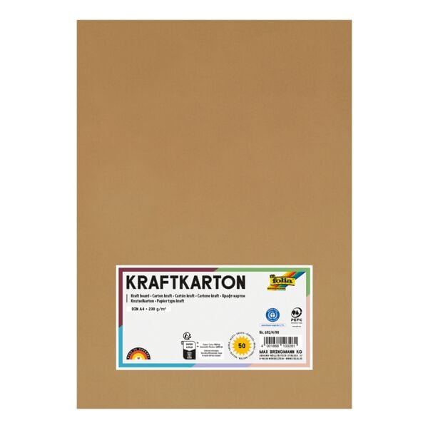folia Kraftkarton (50 bladen)