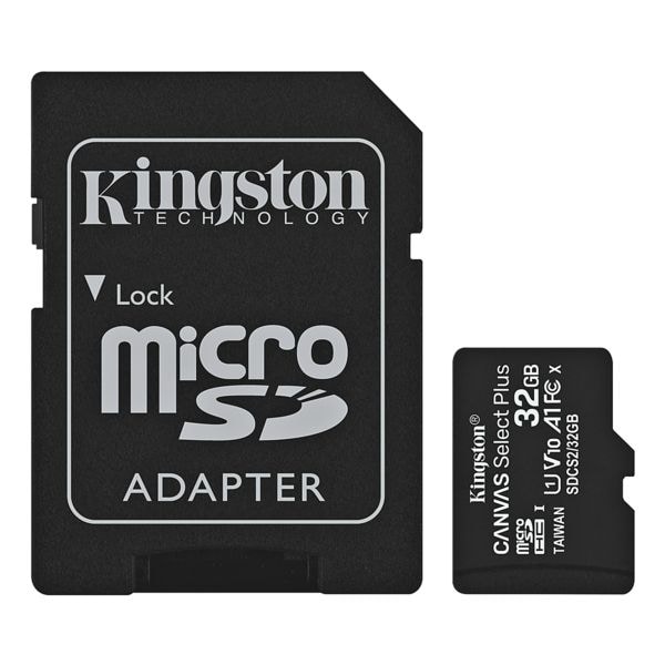Kingston microSDXC-geheugenkaart Canvas Select Plus - 32GB