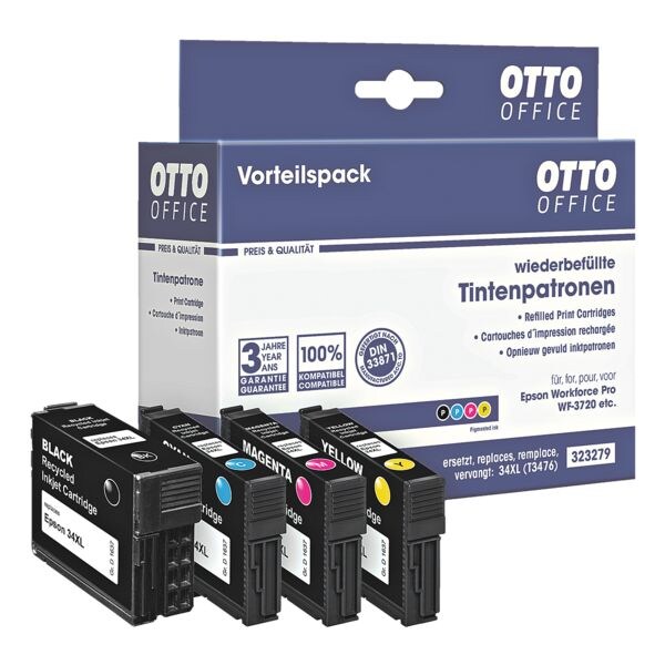 OTTO Office Inktset vervangt Epson 34XL (T3476)