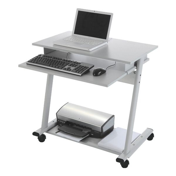 Rocada Bureau �ZETA� 80 cm, 4 poten aluminium kleur