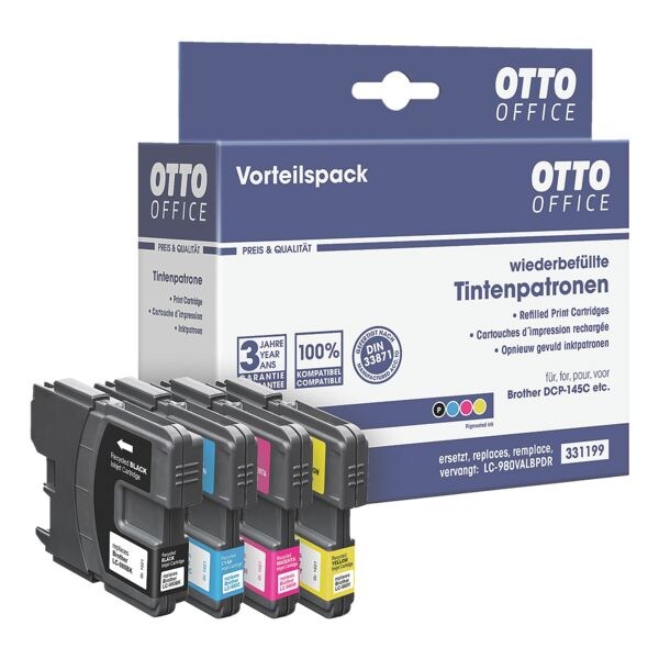 OTTO Office Inktpatronenset voor Brother �LC-980VALBPDR�