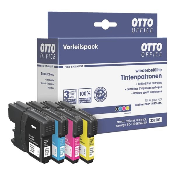 OTTO Office Set inktpatronen voor Brother LC-1100HYVALBP