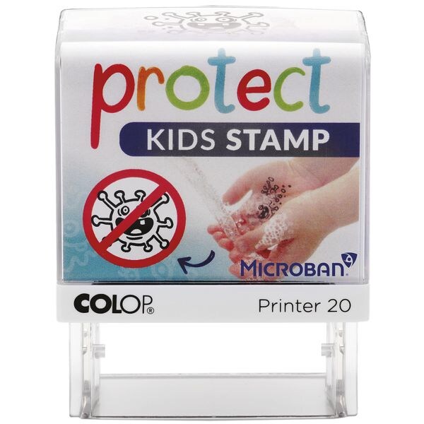 Colop Zelf-inktend motiefstempel »Protect Kids«