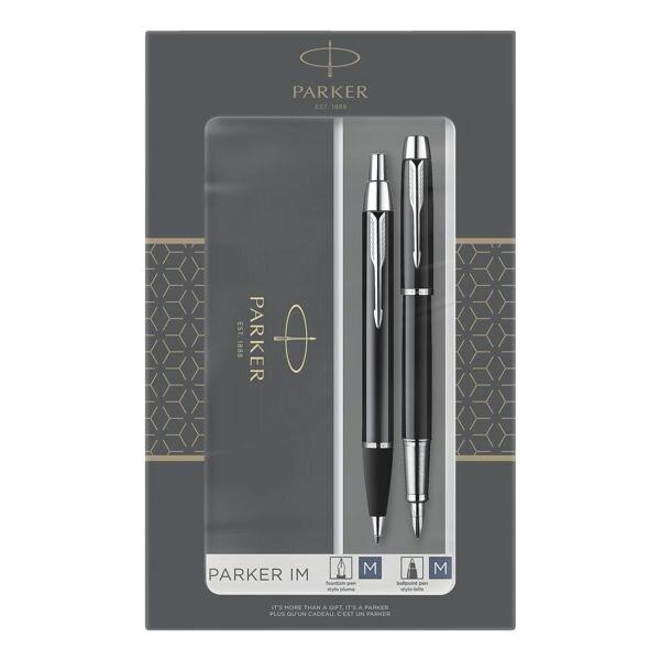 Set schrijfgerei PARKER IM Black C.C. DuoSet