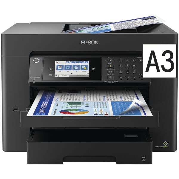 Epson WorkForce WF-7840DTWF All-in-one-printer A3 Kleuren inkjetprinter met WLAN en LAN Epson WorkForce WF-7840DTWF All-in-one-printer A3 Kleuren inkjetprinter met WLAN en LAN