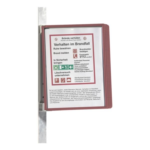 Durable Zichtpanelenwandhouder Vario® Magnet Wall 5 5914