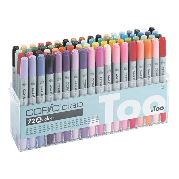 COPIC Ciao Set van 72 COPIC® Ciao A lay-out-markers