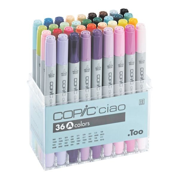 COPIC� Ciao Set van 36 COPIC&reg; Ciao lay-out-markers