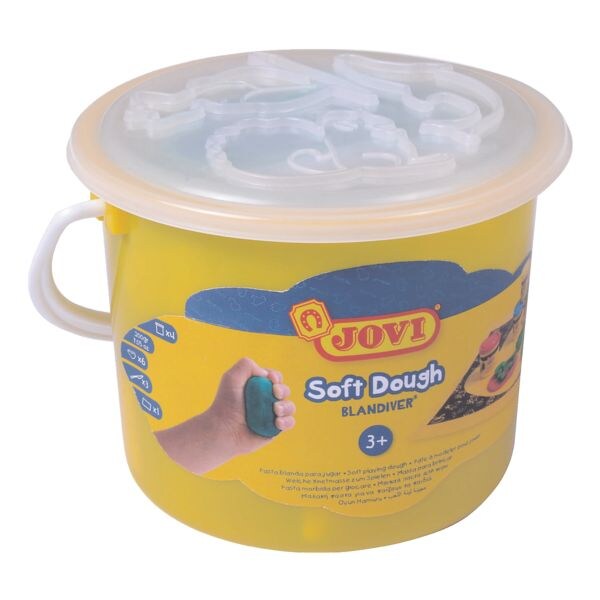 JOVI Boetseermassa Soft Dough Blandiver 4x 50 g incl. gereedschap en vormen