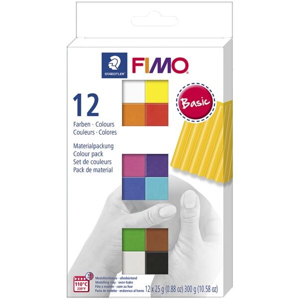 FIMO Pak met 12x boetseerklei »Fimo soft - materiaalverpakking Basic« FIMO Pak met 12x boetseerklei »Fimo soft - materiaalverpakking Basic«