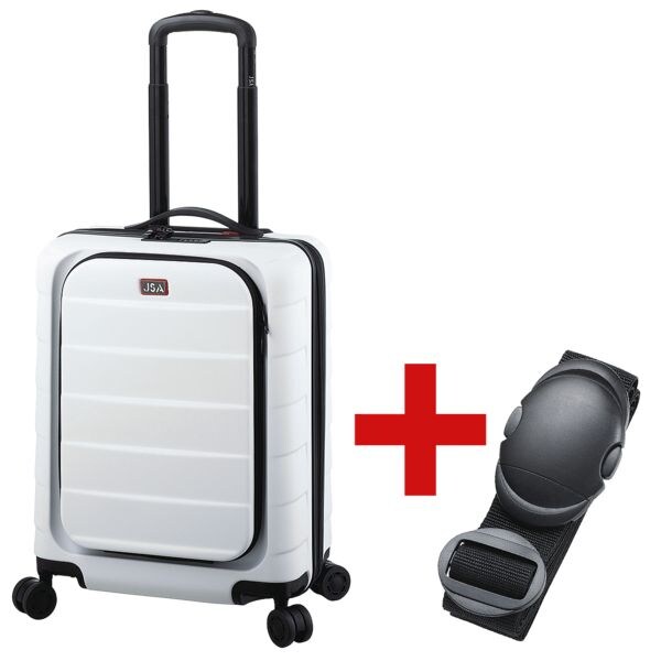 JSA Reistrolley »S« wit incl. bagageriem JSA Reistrolley »S« wit incl. bagageriem