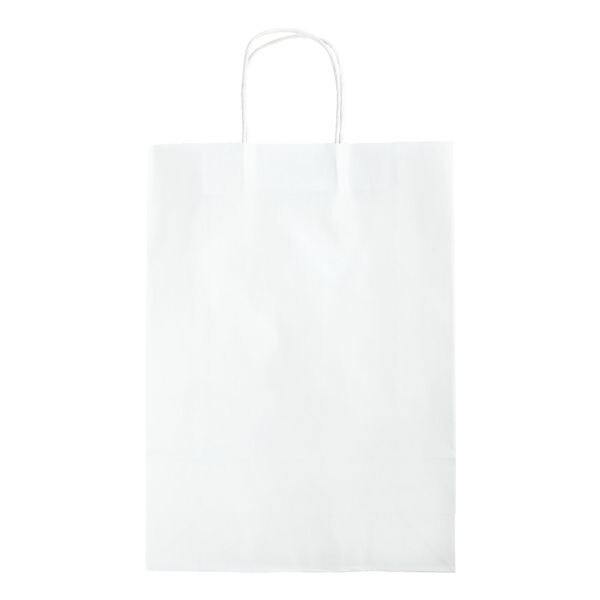 folia Pak met 15 papieren tassen maat XL - wit