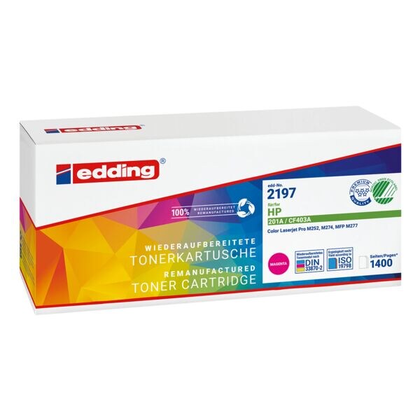edding Toner vervangt Hewlett Packard »CF403A« Nr. 201A