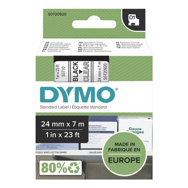 DYMO D1-labeltape 24 mm x 7 m