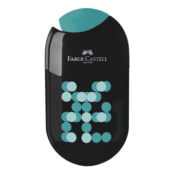 Faber-Castell Dubbele puntenslijper met opvangbakje �Two Tone�