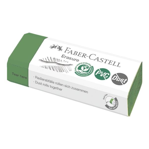 Faber-Castell Kunststof gum Erasure PVC-free & Dust-free