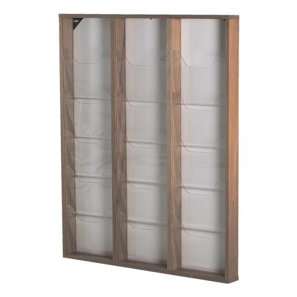 update displays Wandfolderhouder WoodMagazine 15x  A4