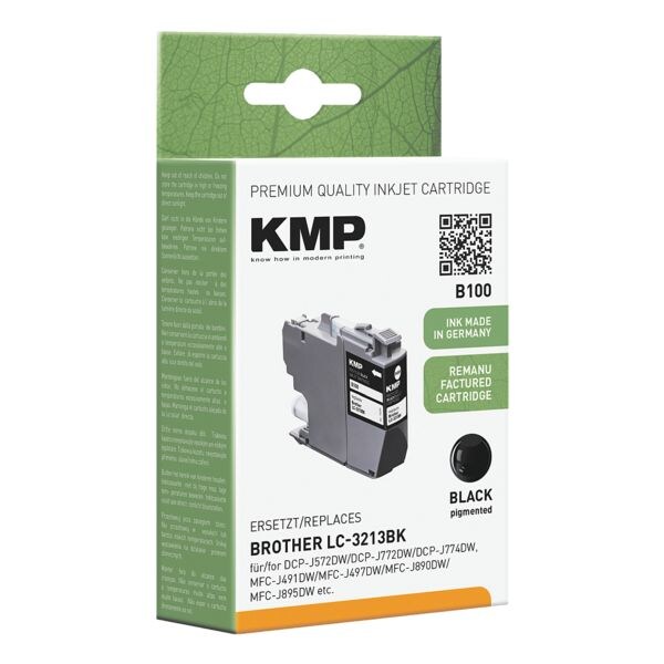 KMP Inktpatroon vervangt Brother LC-3213BK