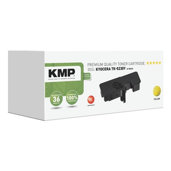 KMP Toner vervangt Kyocera �TK-5230Y�