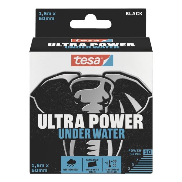 Montagetape tesa Ultra Power Under Water, 50 mm breed, 1.5 m lang