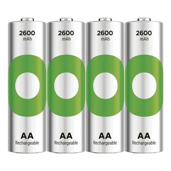 GP Batteries Pak van 4 oplaadbare batterijen ReCyko+ Mignon / AA / 2600 mAh