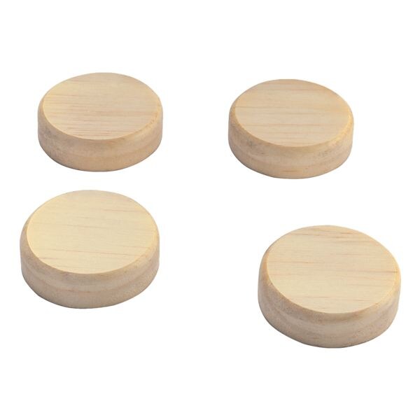 Uitgaven zegen vermomming SIGEL Set van 4 houten magneten rond Ø 33 x 9 mm - voordelig bij OTTO  Office kopen.