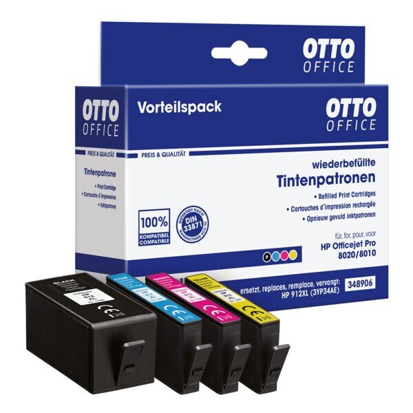 OTTO Office Inktcartridge vervangt HP 3YP34AE nr. 912XL