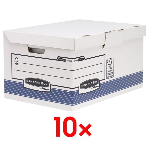 Bankers Box System 20 klapdekselboxen Maxi Bankers Box® systeem