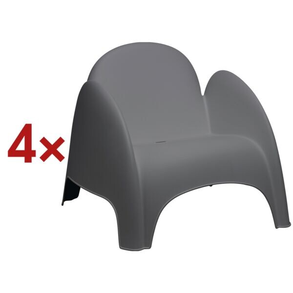 meet Set van 4 fauteuils �Dumbo�