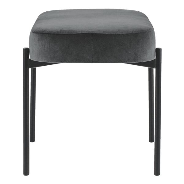 meet Ovale bank �Gaia S� met fluwelen bekleding