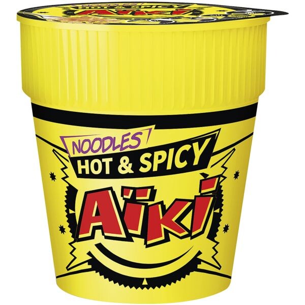 Aiki 8x Instant noodles Hot & spicy