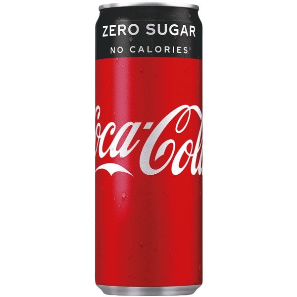Coca Cola Pak met 24 blikjes frisdrank Zero 250 ml