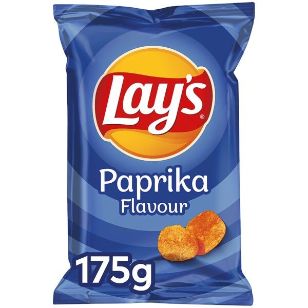 Lay's 8 zakken chips Lay's Paprika 175 g