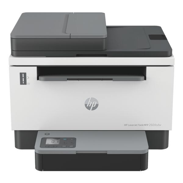 HP LaserJet Tank MFP 2604sdw All-in-one-printer, A4 Zwart/wit laserprinter met LAN en WLAN - HP Instant-Ink geschikt HP LaserJet Tank MFP 2604sdw All-in-one-printer, A4 Zwart/wit laserprinter met LAN en WLAN - HP Instant-Ink geschikt
