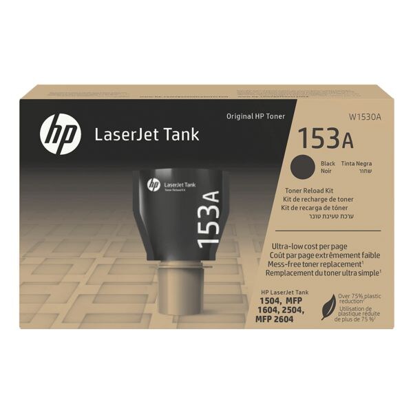 HP Toner navulcartridge  LaserJet Tank W1530A HP 153A zwart