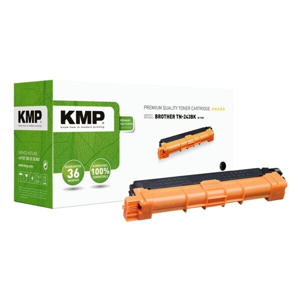 KMP Toner vervangt Brother TN243BK