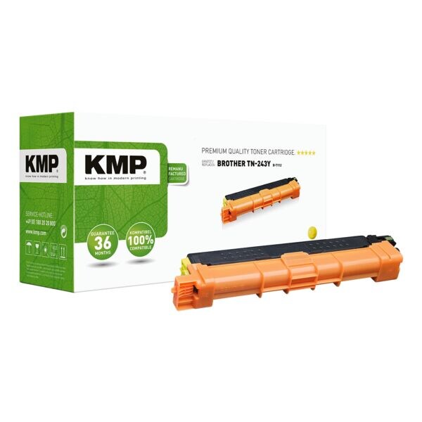 KMP Toner vervangt Brother TN243Y