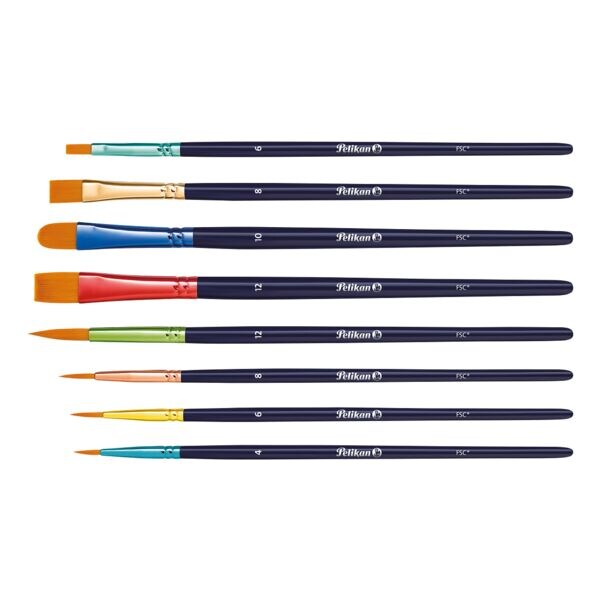 Pelikan Set van 8 borstels �Premium�