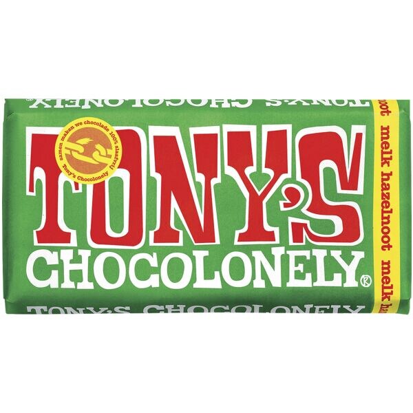 Tony's Chocolonely Chocoladereep Milch Haselnuss 180 g