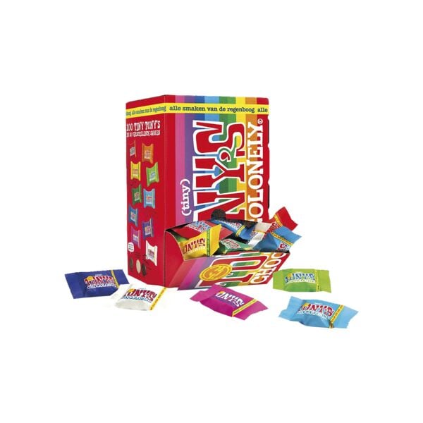 Tony's Chocolonely Pak met 100 chocolademix �Tiny Tony's Mix� 900 g