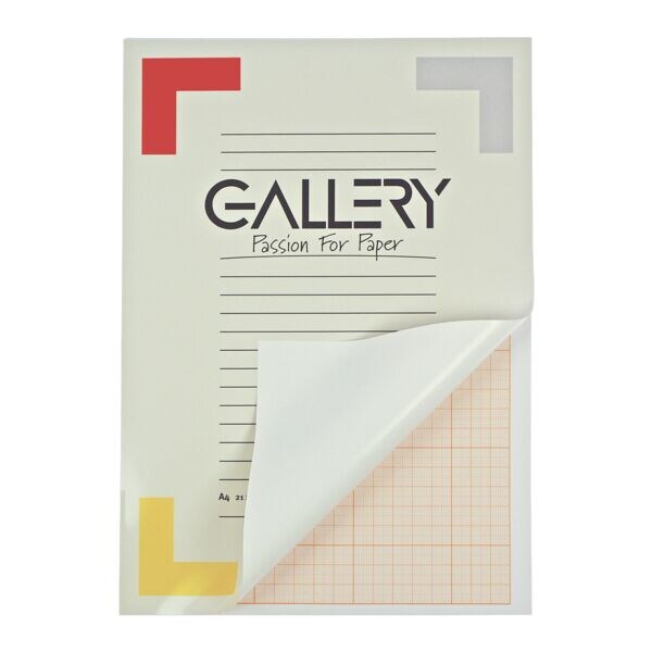 GALLERY Pak van 10 stuks millimeterpapier A4