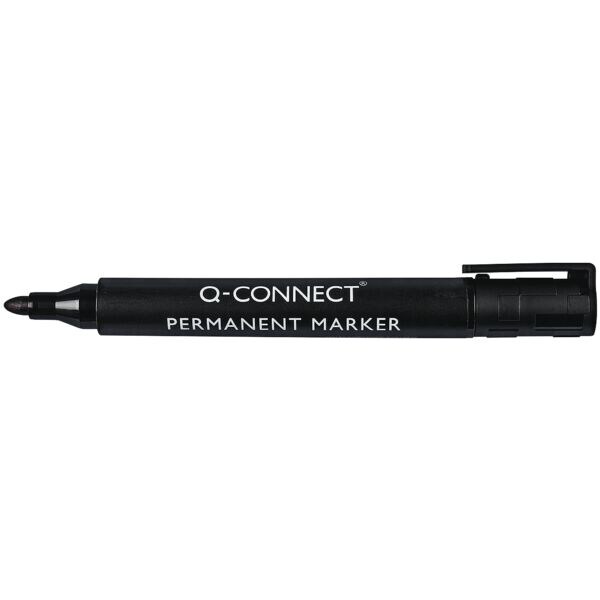 10x Q-CONNECT Permanent-Marker - ronde punt, Lijndikte 2 mm